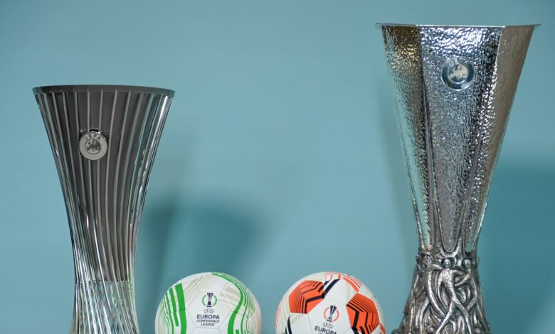 Trofei Europa League e Conference League
