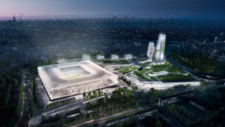 Progetto nuovo stadio Milan (credits to: Fanpage)