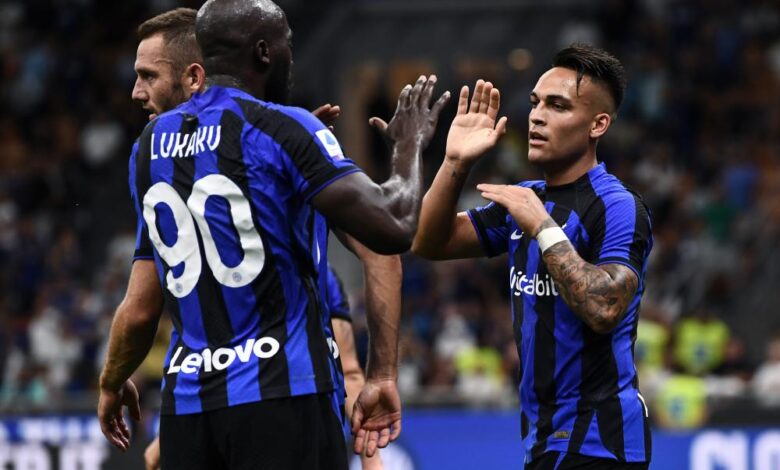 Lukaku e Lautaro Martinez con l'Inter (CREDITS TO TUTTOMERCATOWEB)