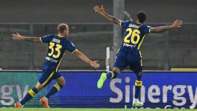 Verona-Roma goal Duda (CREDITS TO CALCIOMERCATO.COM)
